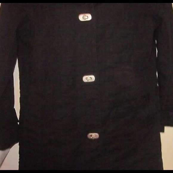 George Cotton Trench coat jacket size M Classic - Picture 2 of 13